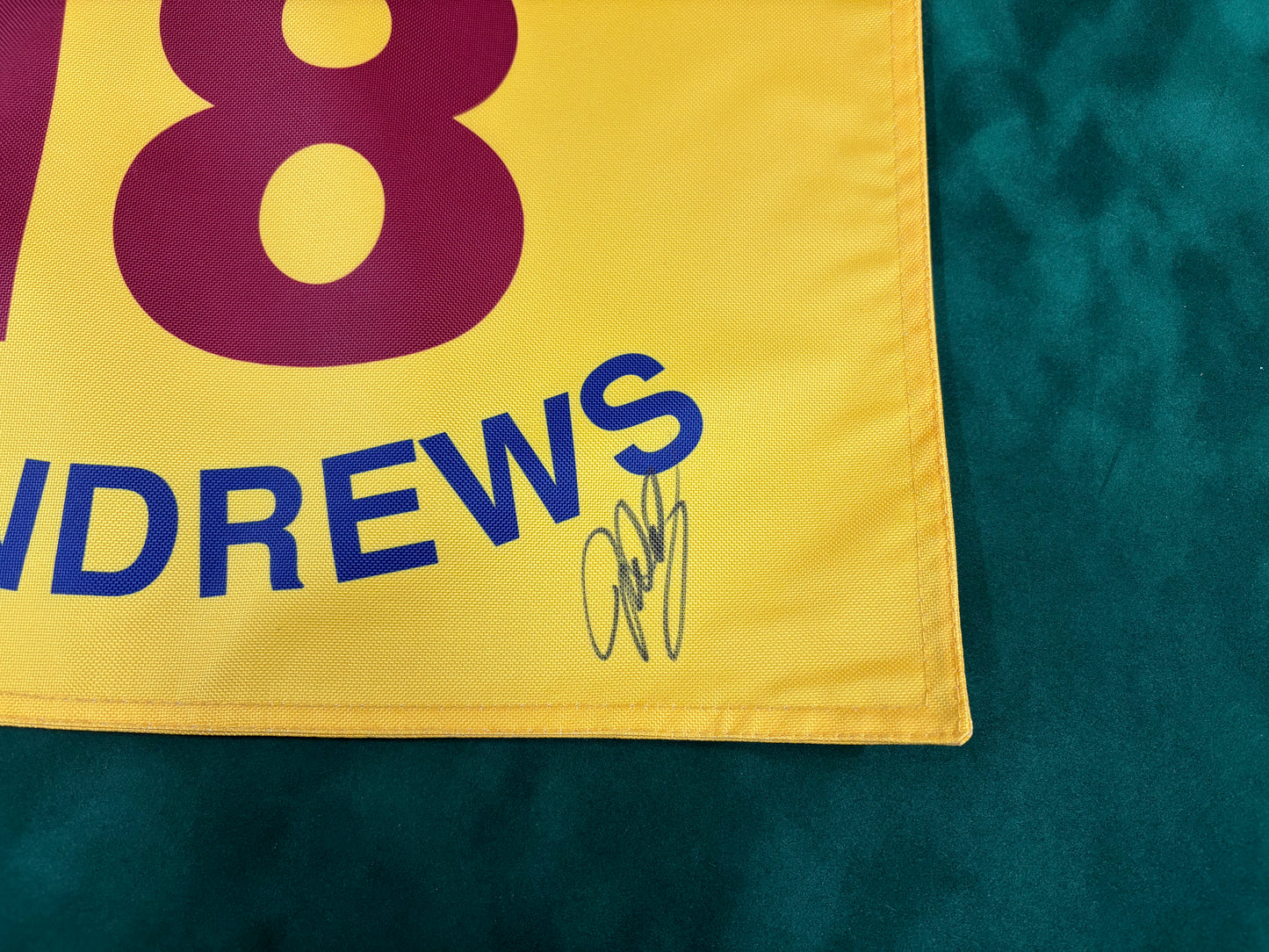 John Daly Winner Signed 124th Open at St Andrews Golf Flag + Dealer COA