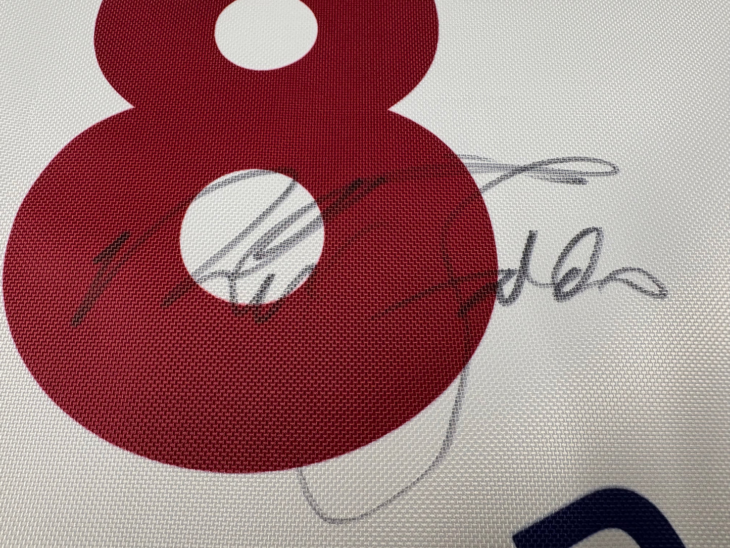 Sir Nick Faldo Winner Signed 116th Open at Muirfield Golf Flag + Dealer COA