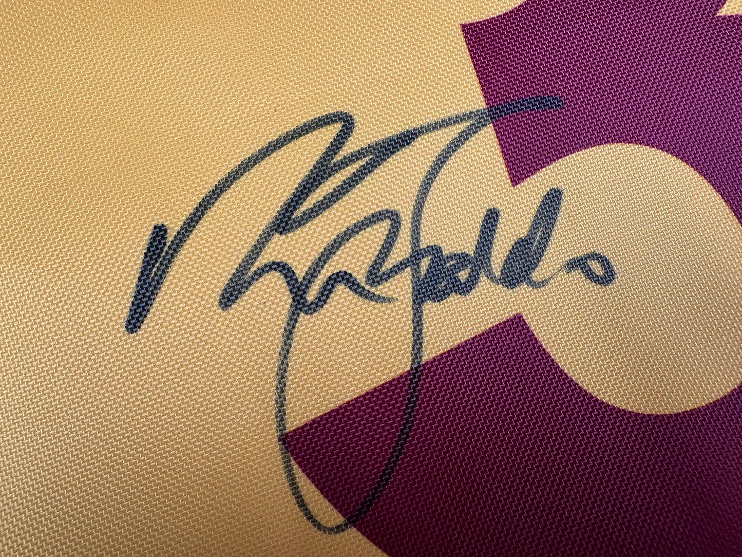 Sir Nick Faldo Signed Three-Time Open Champion Golf Flag + Cert