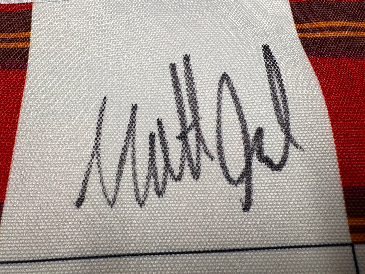 Matt Fitzpatrick 2023 Winner Signed Plaid RBC Heritage Golf Pin Flag + Dealer COA