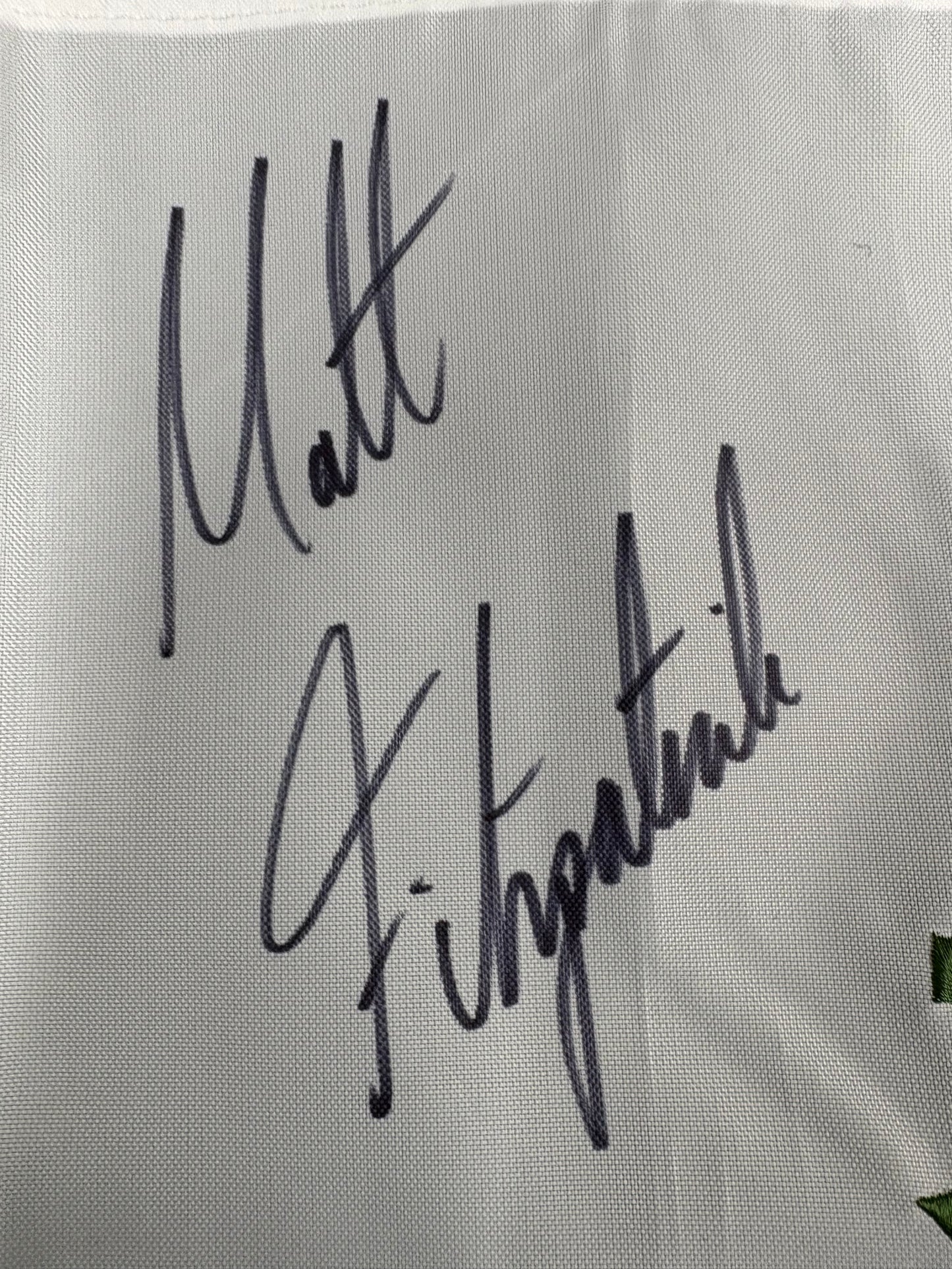 Matt Fitzpatrick Winner Signed 122nd US Open at The Country Club Golf Pin Flag + Dealer COA