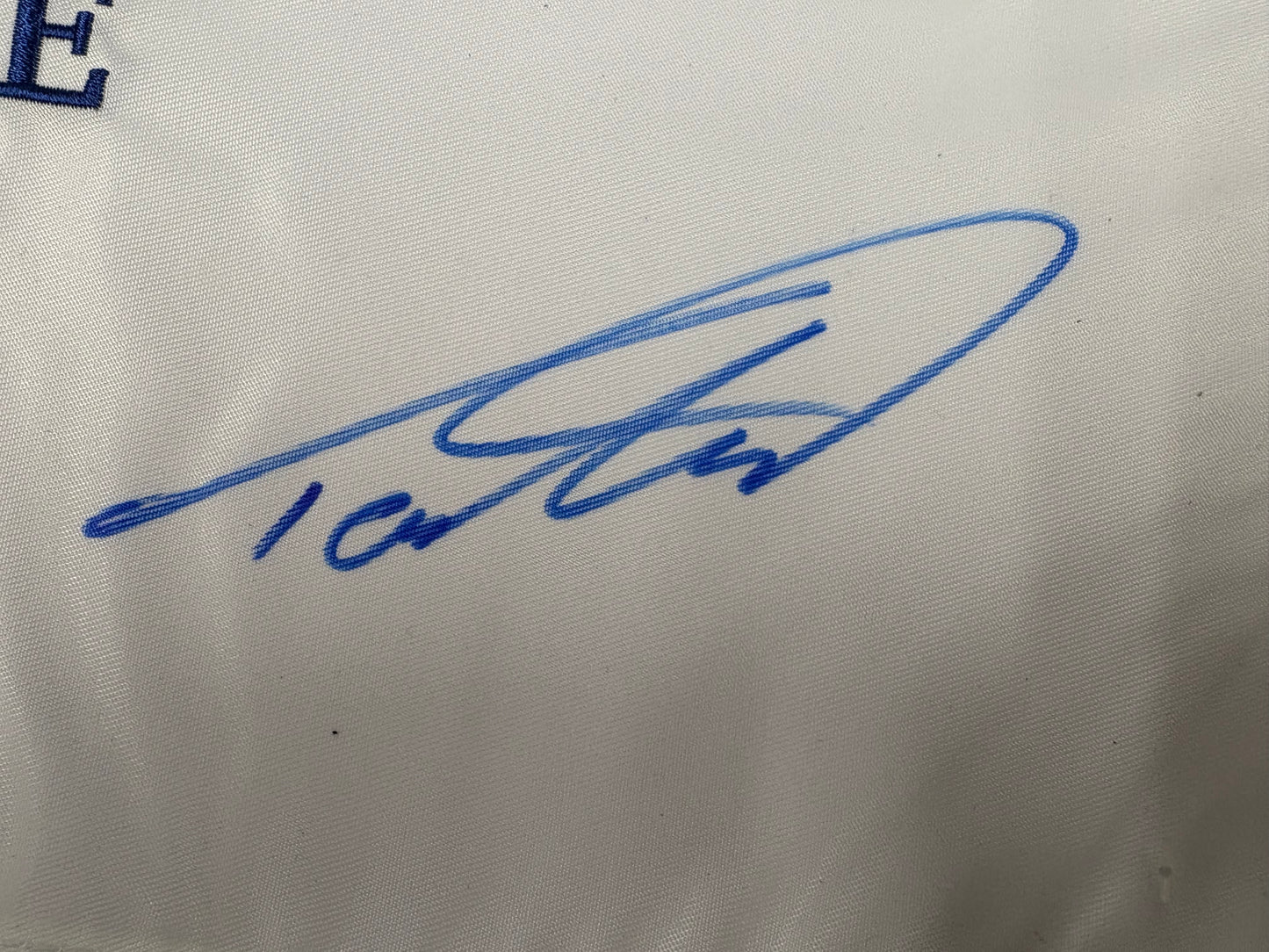 Tommy Fleetwood Signed 2023 Ryder Cup at Marco Simone Golf Flag + Dealer COA