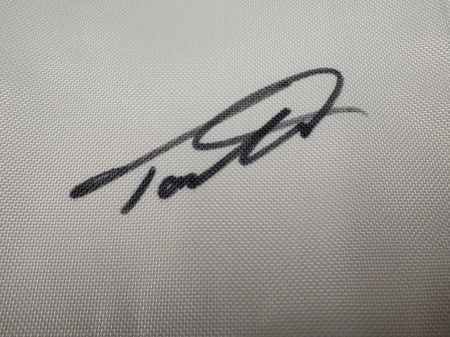 Tommy Fleetwood Silver Medallist Signed Paris 2024 Olympic Golf Pin Flag + Dealer COA