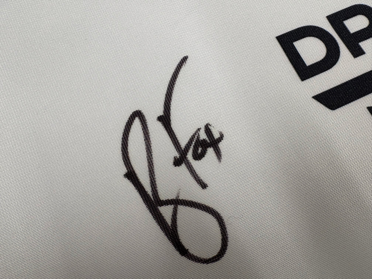 Ryan Fox Signed DP World Tour Golf Pin Flag + Dealer COA