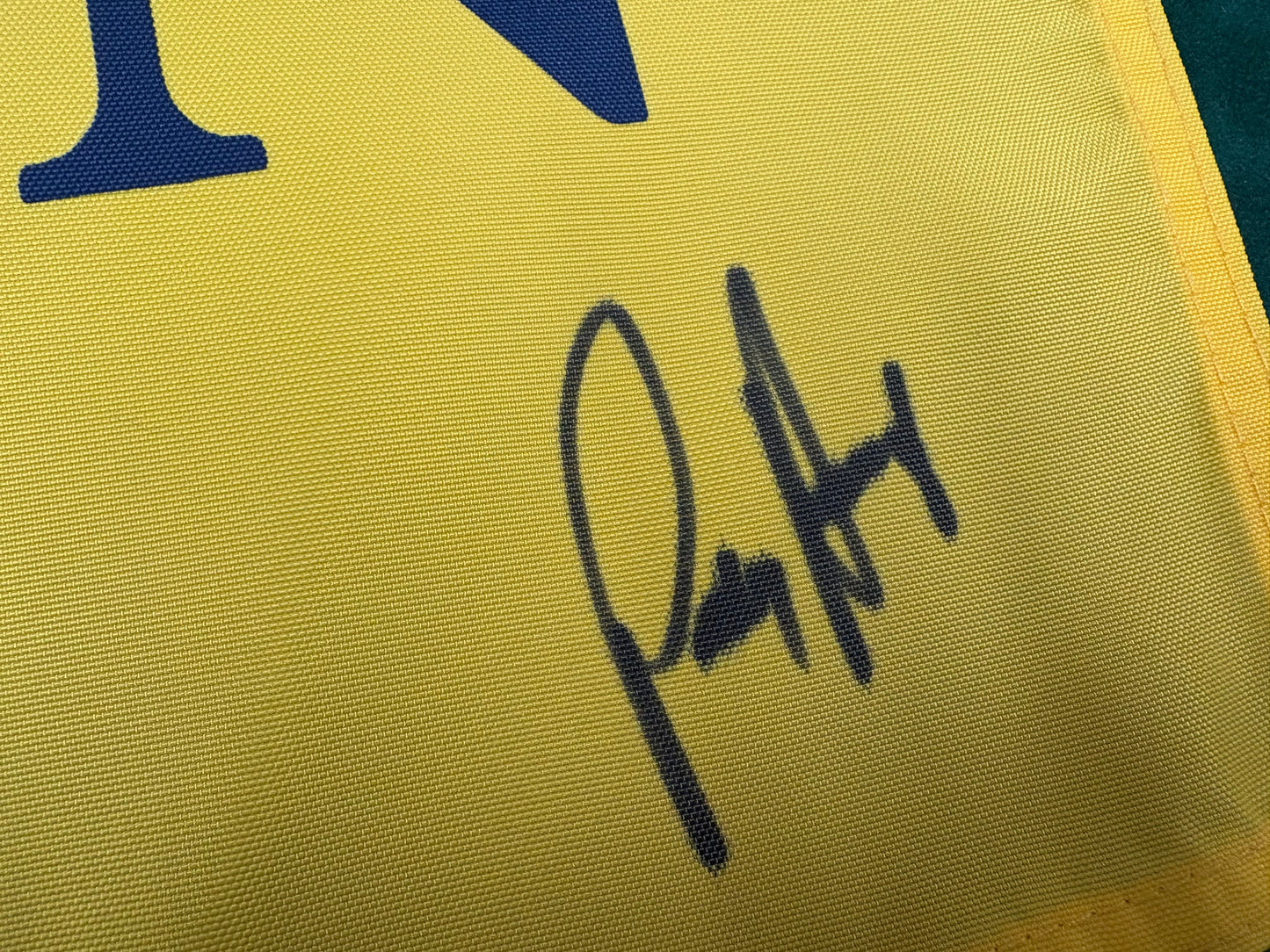 Pádraig Harrington Signed Undated The Open Golf Pin Flag + Dealer COA