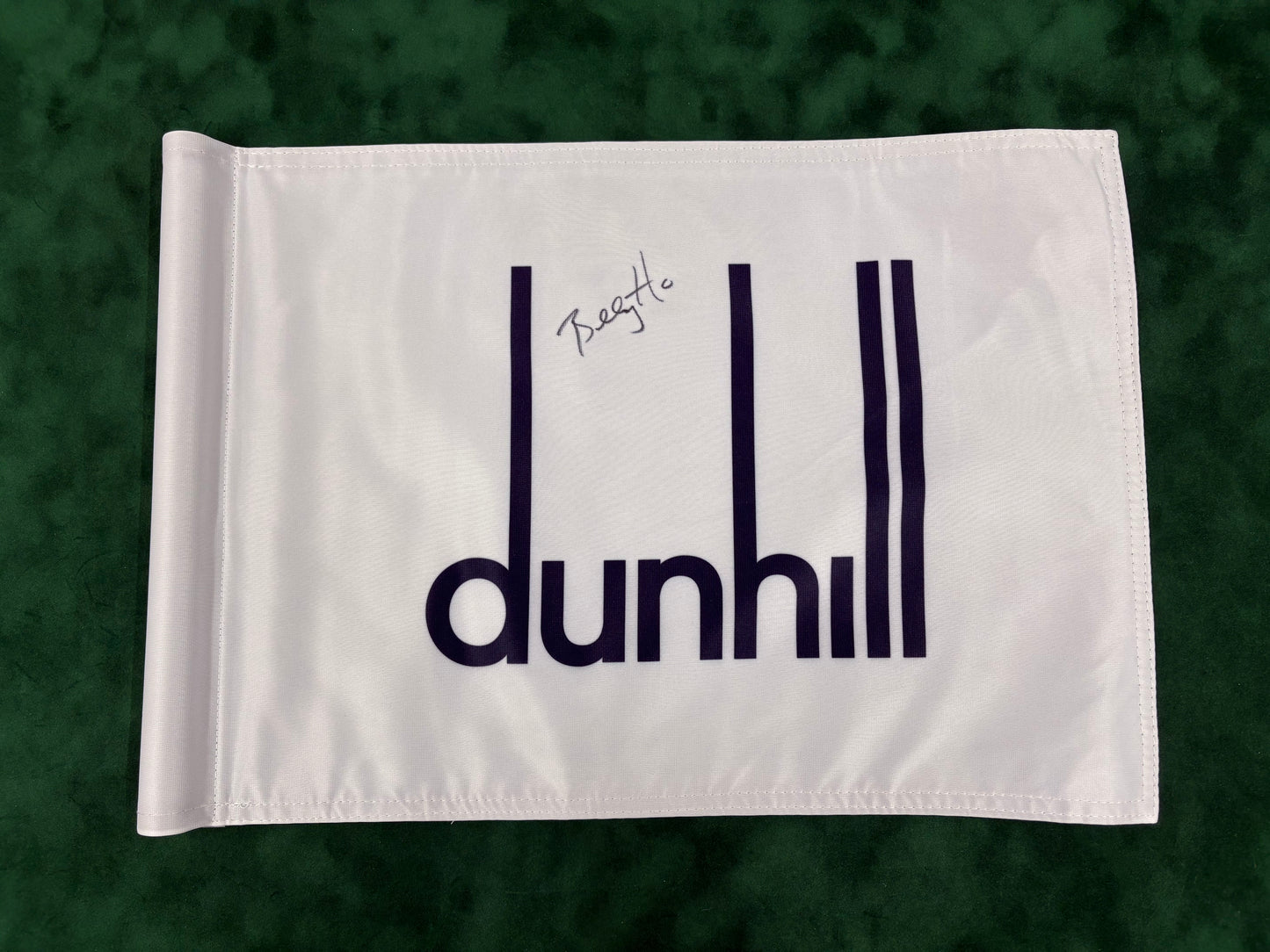 Billy Horschel Signed Dunhill Links Course Used Golf Pin Flag + Dealer COA