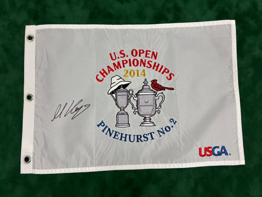 Martin Kaymer Winner Signed 2014 US Open at Pinehurst Golf Flag + Dealer COA