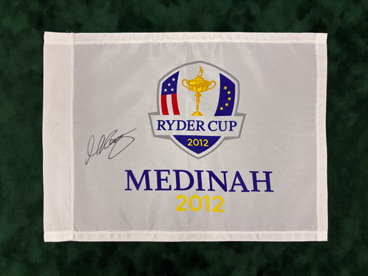 Martin Kaymer Signed 2012 Ryder Cup at Medinah Golf Flag + Dealer COA