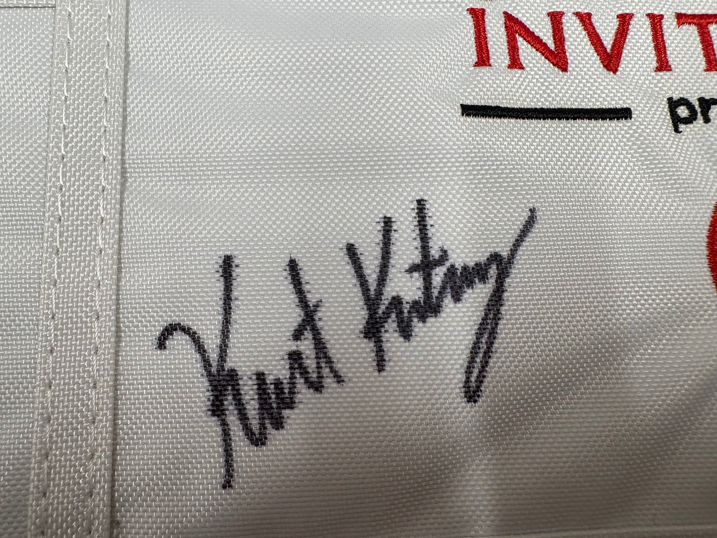 Kurt Kitayama 2023 Winner Signed Arnold Palmer Invitational Golf Flag + Dealer COA