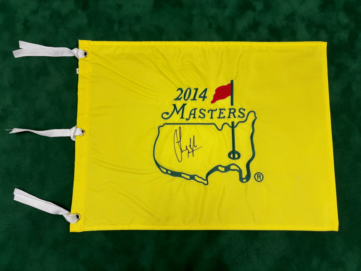 Sandy Lyle 1988 Winner Signed Masters Golf Flag + Dealer COA
