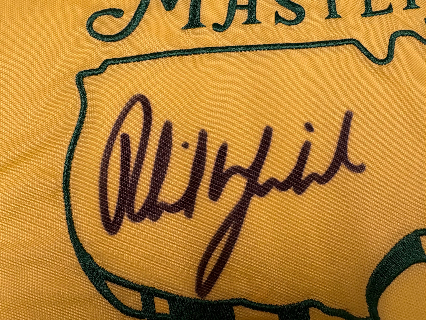 Phil Mickelson Winner Signed 2010 Masters Golf Flag + Dealer COA