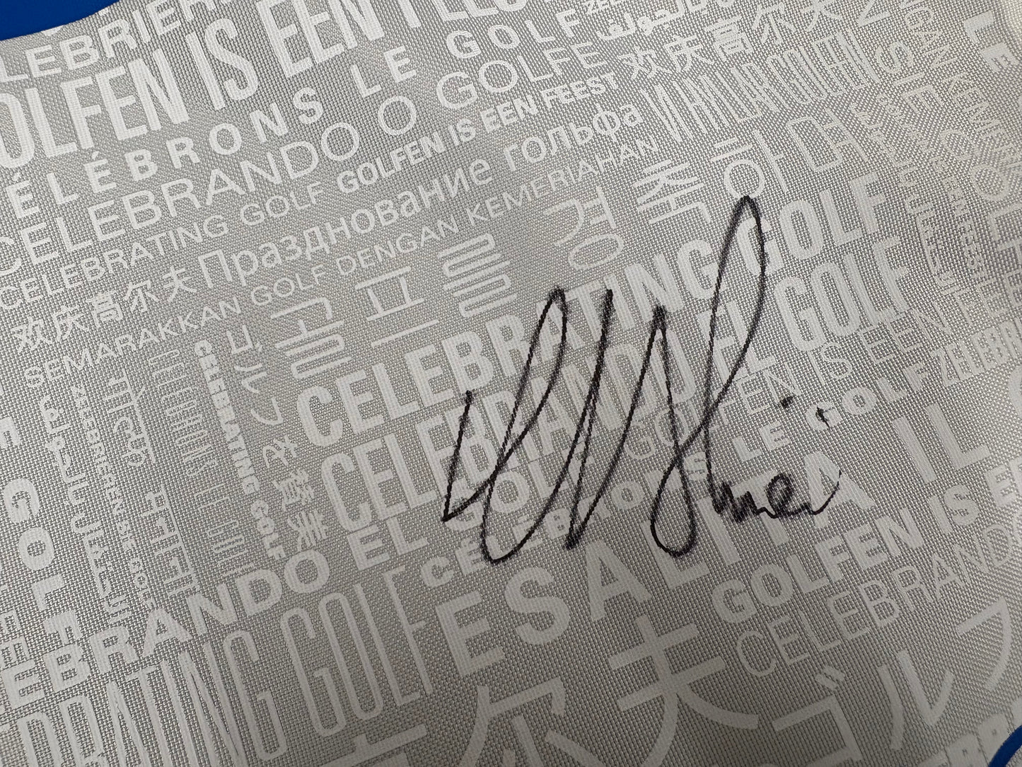 Edoardo Molinari Signed European Tour Golf Flag + Dealer COA