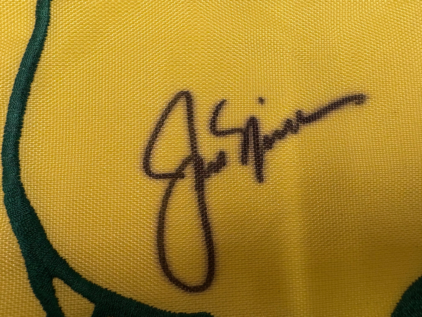 Jack Nicklaus - Golf Legend Signed 1999 Masters Golf Flag + Dealer COA JSA AHLOA