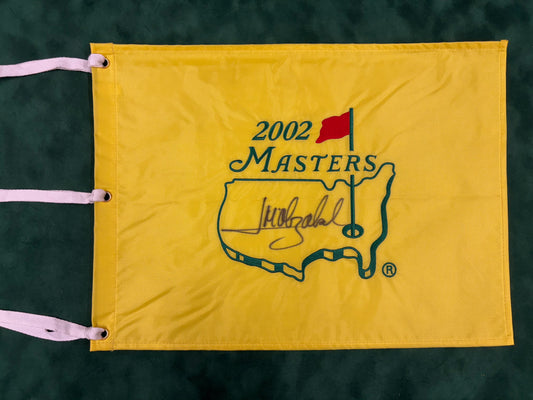 José María Olazábal Two-Time Masters Champion Signed Golf Flag + Dealer COA