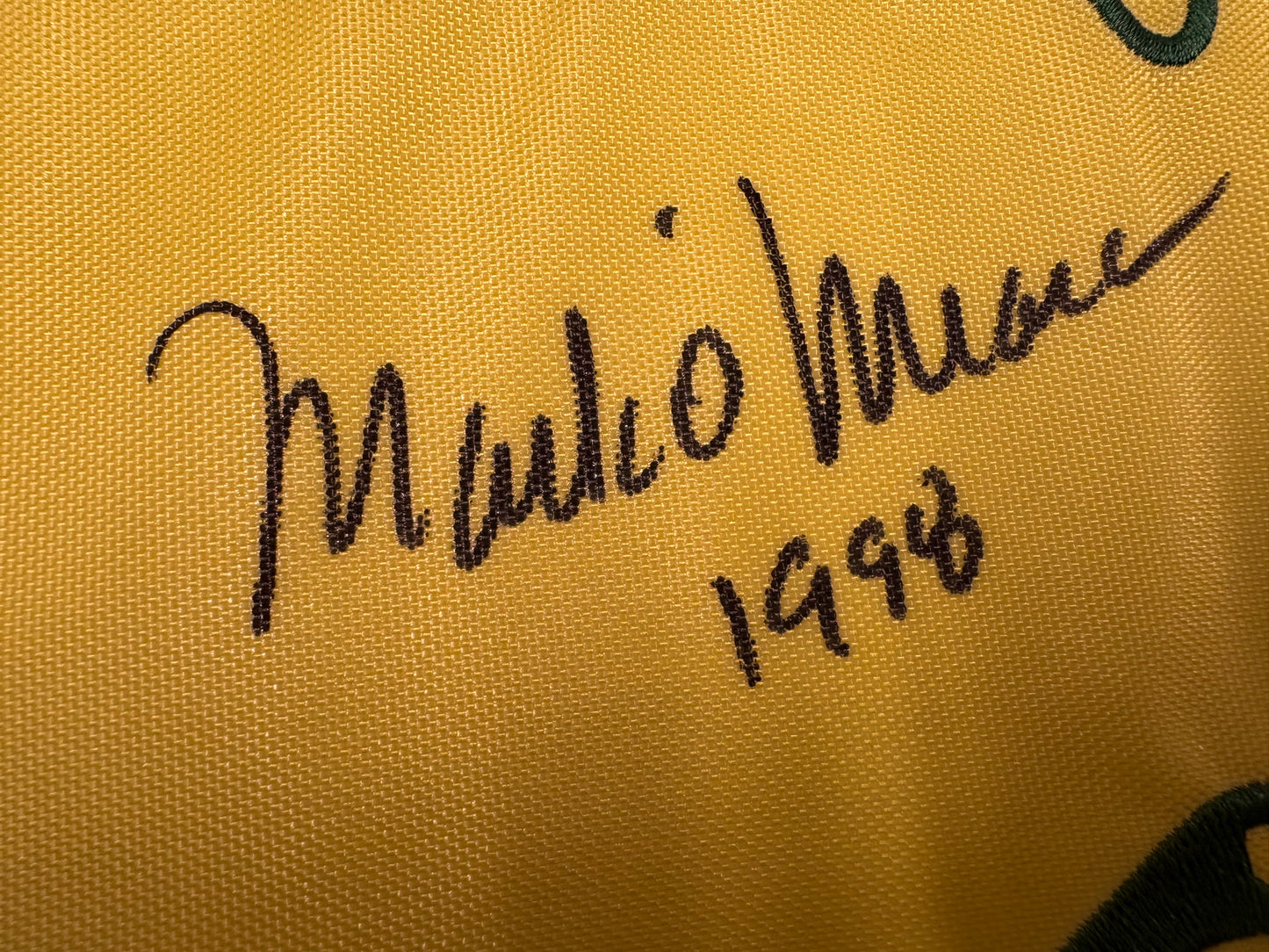 Mark O'Meara Winner Signed Undated Masters Golf Flag + Dealer COA