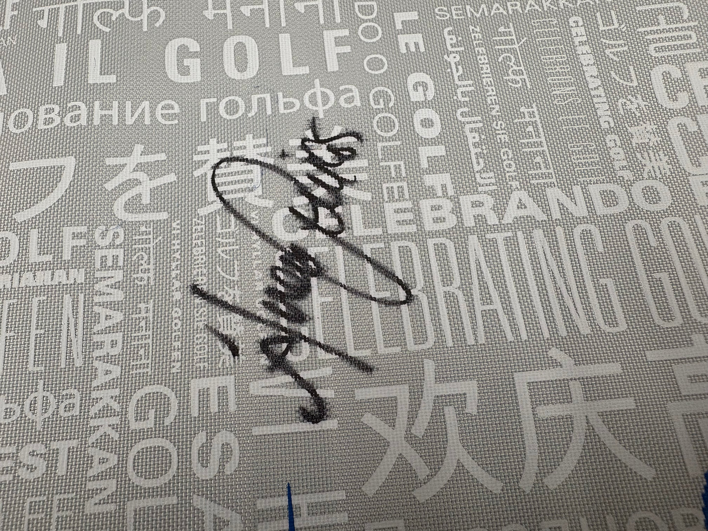 Álvaro Quirós Signed European Tour Golf Flag + Dealer COA