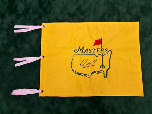 Patrick Reed Signed Undated Masters Golf Flag + Dealer COA