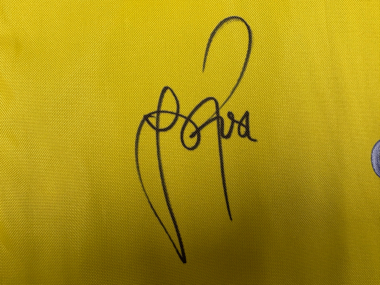 Justin Rose Signed 2014 Ryder Cup at Gleneagles Golf Flag + Dealer COA