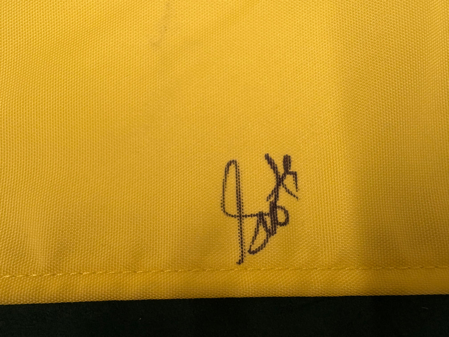 Scottie Scheffler Hand Signed 2022 Masters Golf Flag Obtained in Person + Dealer COA