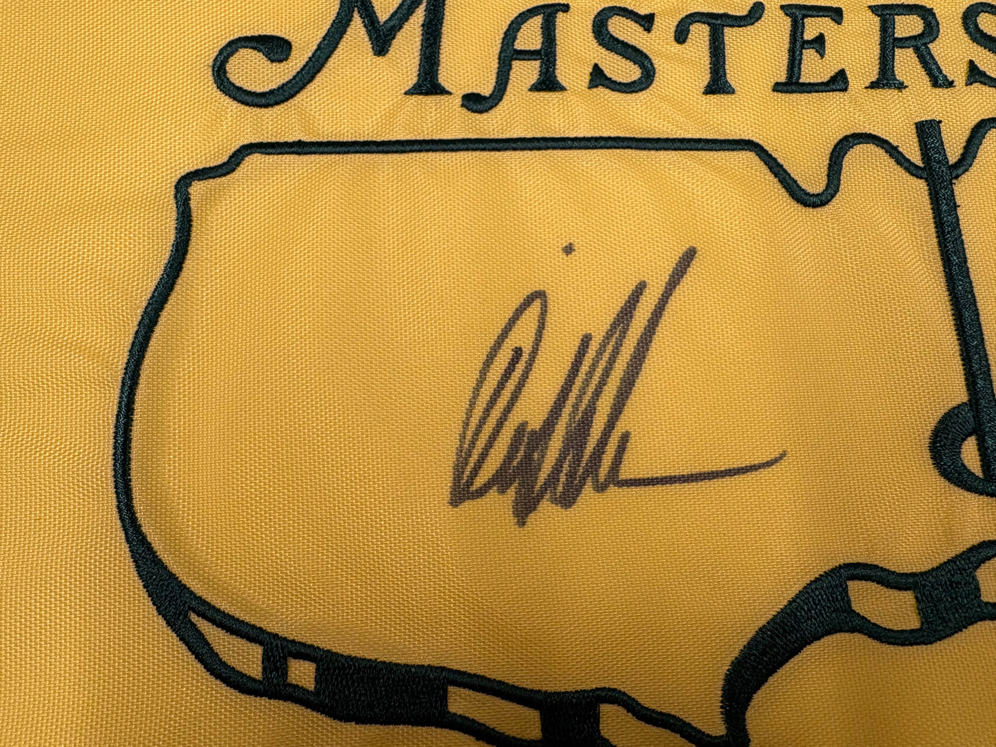 Craig Stadler Signed 2014 Masters Golf Flag + Dealer COA