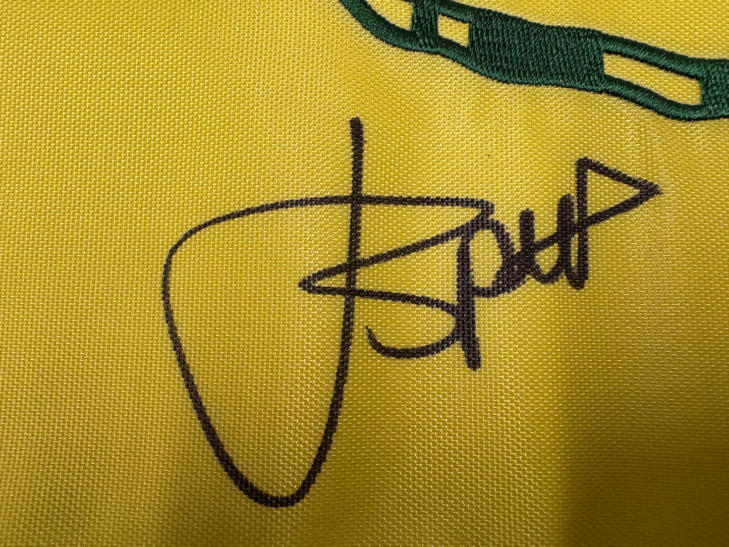 Jordan Spieth Winner Signed 2015 Masters Golf Flag + Dealer COA