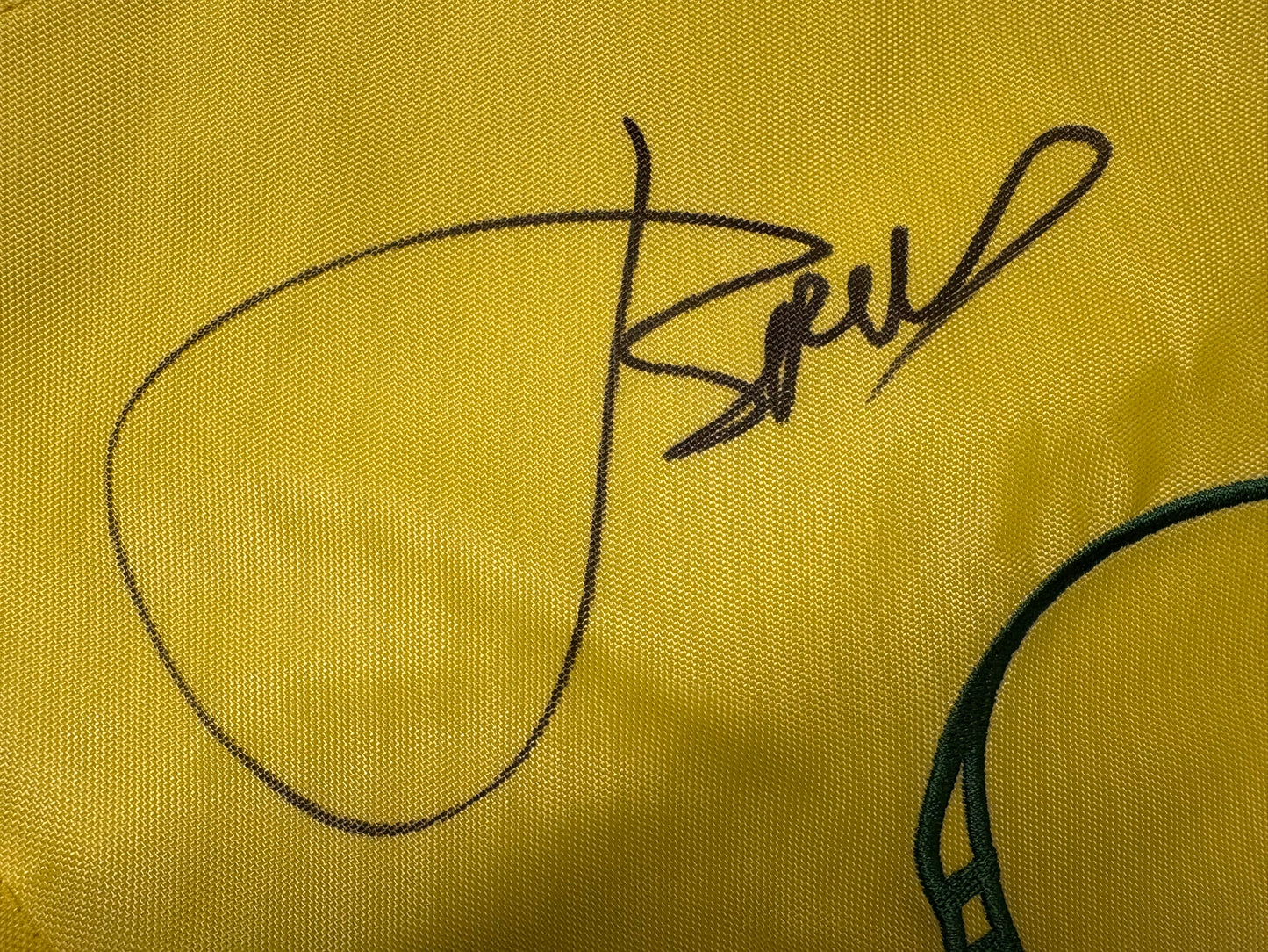 Jordan Spieth Winner Signed 2015 Masters Golf Flag + Dealer COA