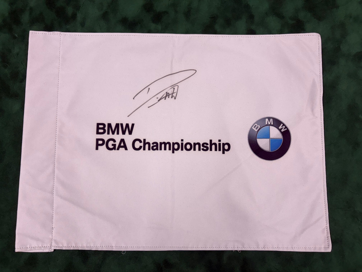 Danny Willett 2019 Winner Signed BMW PGA Championships Golf Flag + Dealer COA