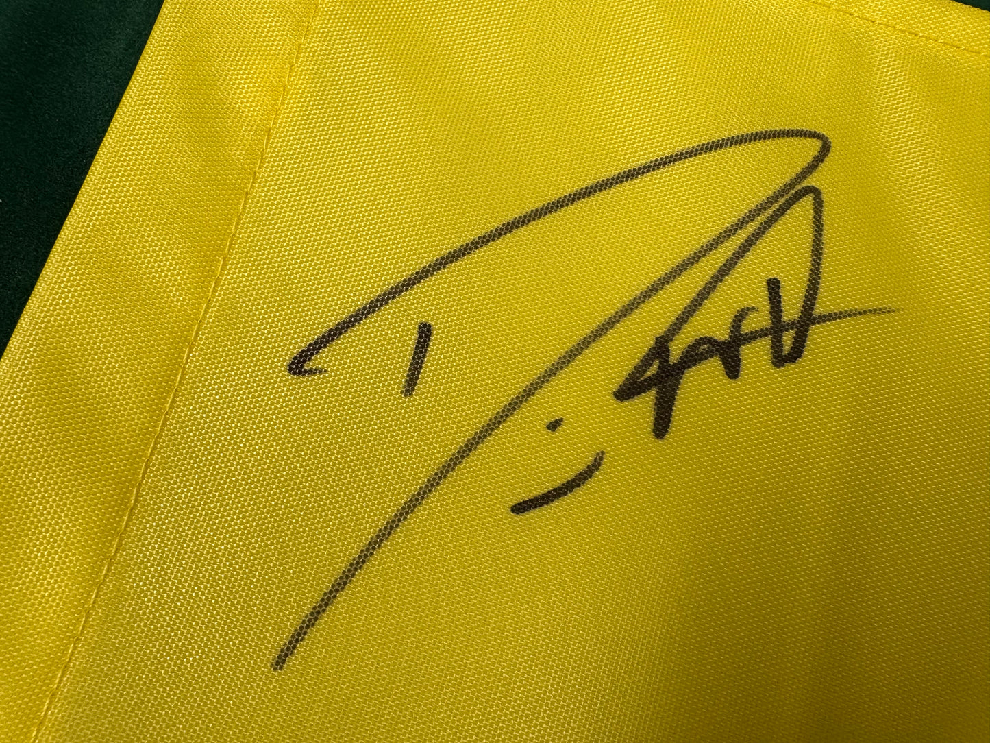 Danny Willett Signed 2011 Masters Golf Flag + Dealer COA