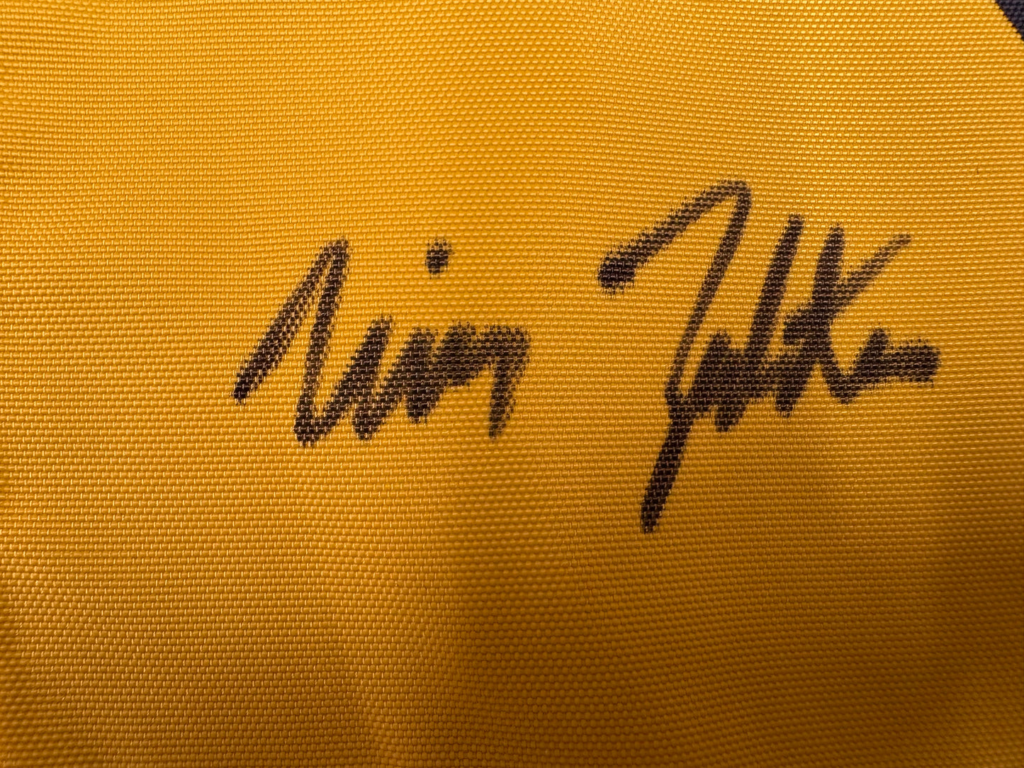 Will Zalatoris Signed 152nd Open at Royal Troon Golf Flag + Dealer COA