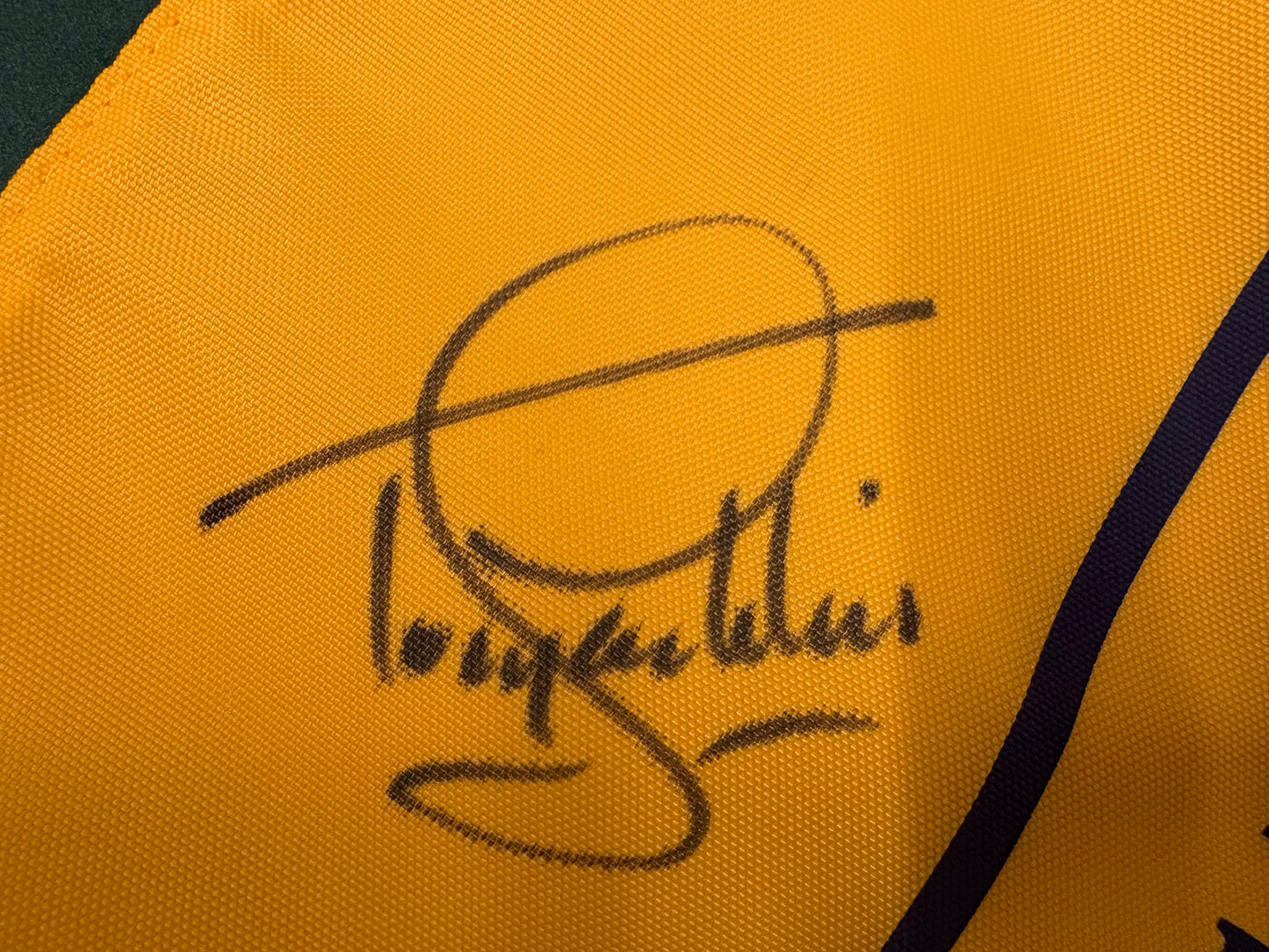 Tony Jacklin RARE Signed Autograph Course Used Open Golf Pin Flag + Dealer COA