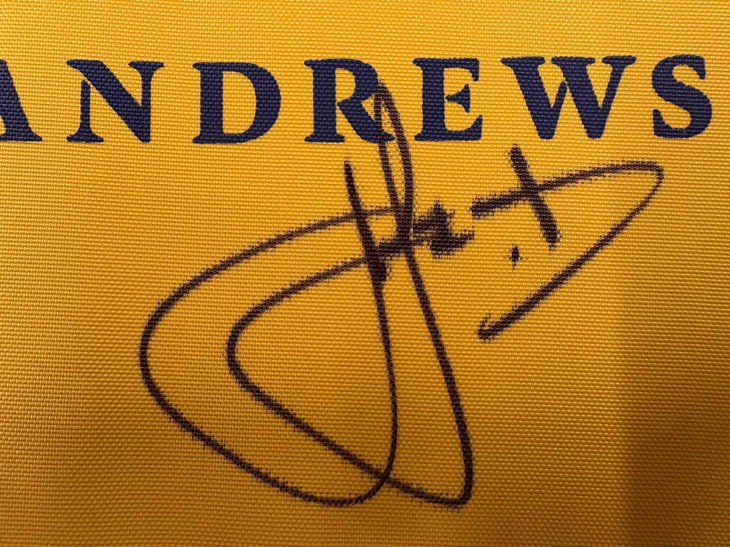 Cameron Smith Winner Signed 150th Open at St Andrews Golf Flag + Dealer COA