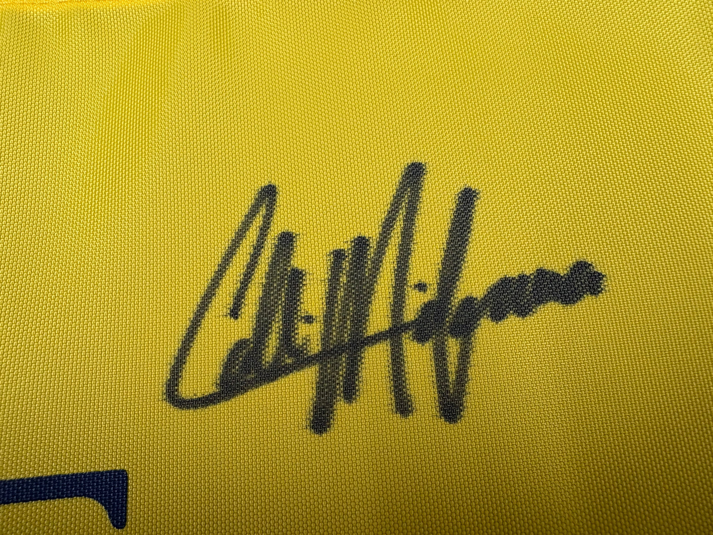 Collin Morikawa Winner Signed The Open Undated Golf Pin Flag + Dealer COA