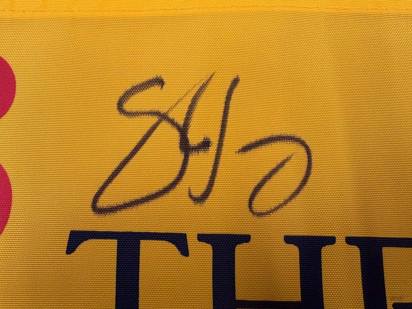 Shane Lowry Winner Signed 148th Open at Royal Portrush Golf Flag + Dealer COA