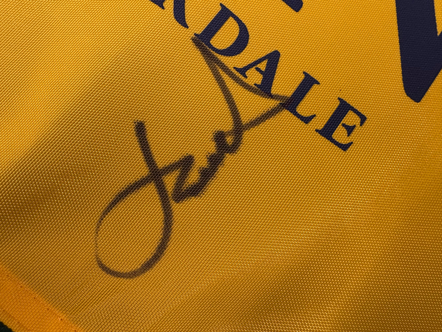 Jordan Spieth Winner Signed 146th Open at Royal Birkdale Golf Flag + Dealer COA