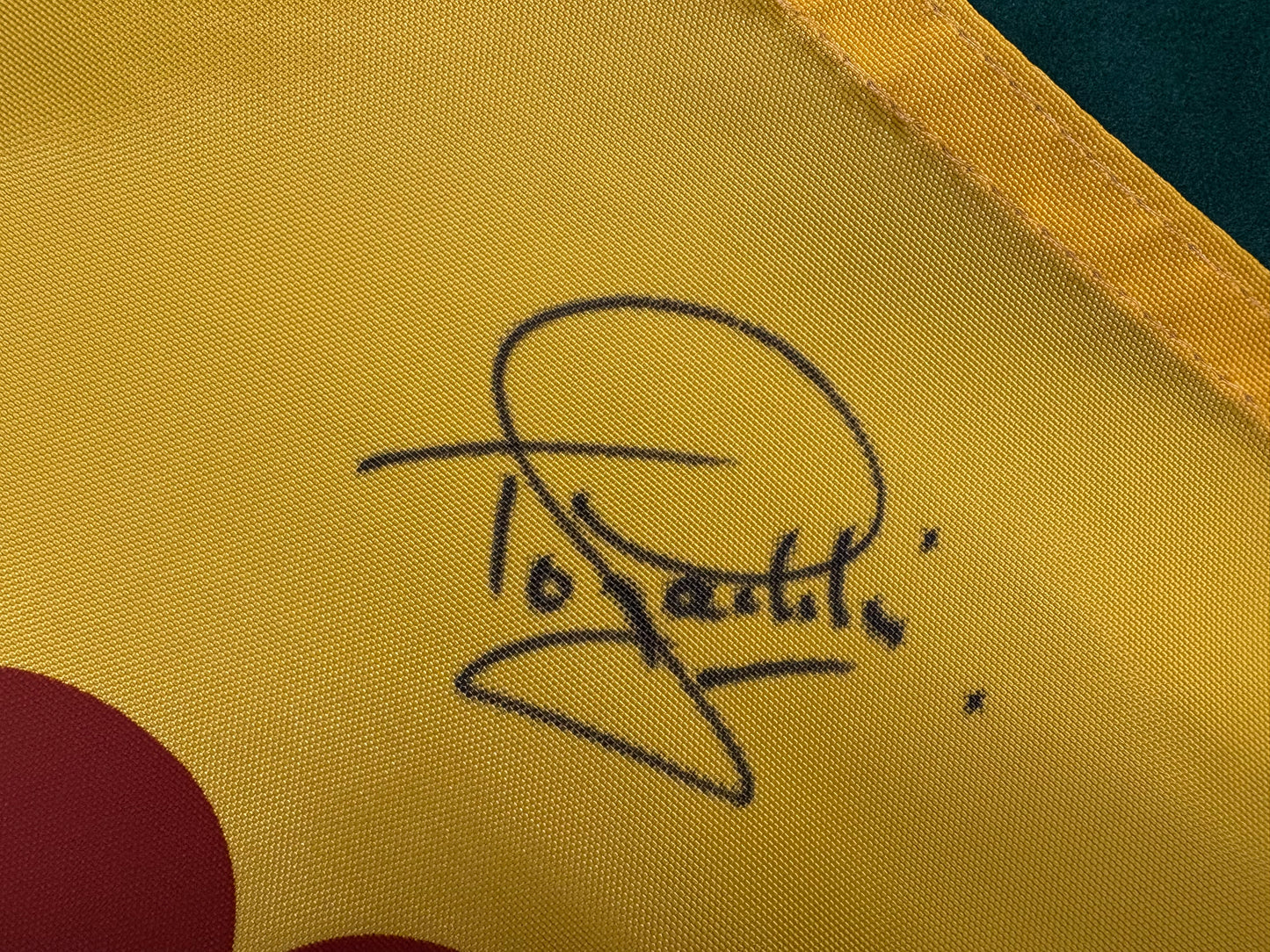 Tony Jacklin Signed 2014 Open at Royal Liverpool Golf Flag + Dealer COA