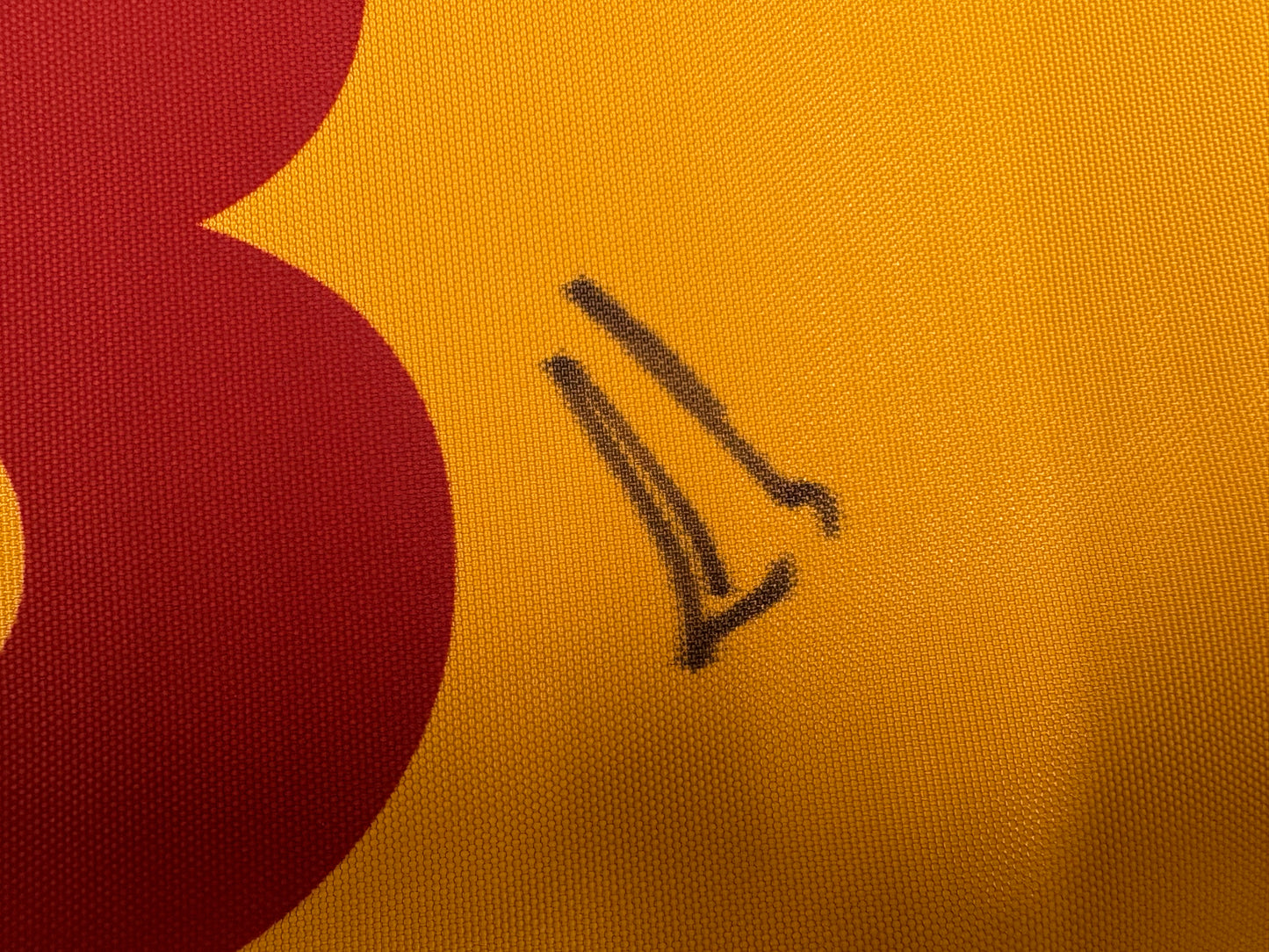 Ernie Els Signed 2012 Open at Royal Lytham & St Annes Golf Flag + Dealer COA