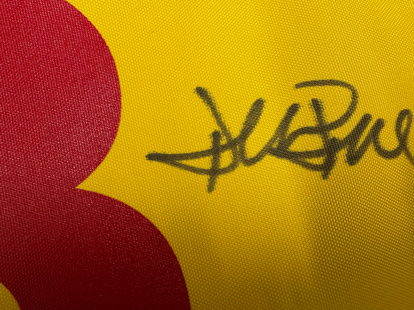 David Duval Winner Signed 2001 The Open at Royal Lytham & St Annes Golf Flag + Dealer COA