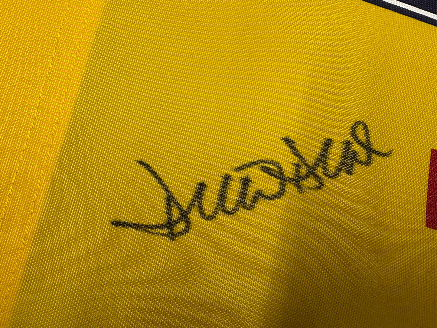 David Duval Winner Signed 2001 The Open at Royal Lytham & St Annes Golf Flag + Dealer COA