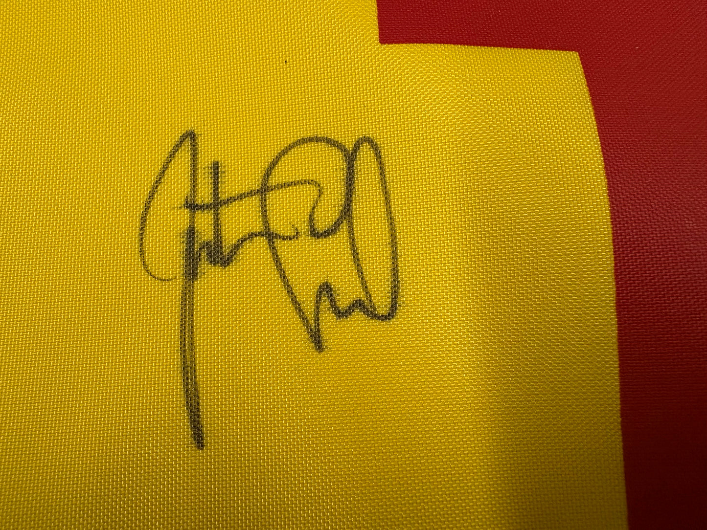 Justin Leonard Signed Royal Troon 1997 The Open Golf Pin Flag + Dealer COA