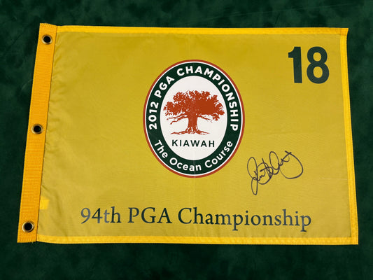 Rory McIlroy Winner Signed 2012 94th PGA Championship at Kiawah Ocean Course Golf Flag + Cert