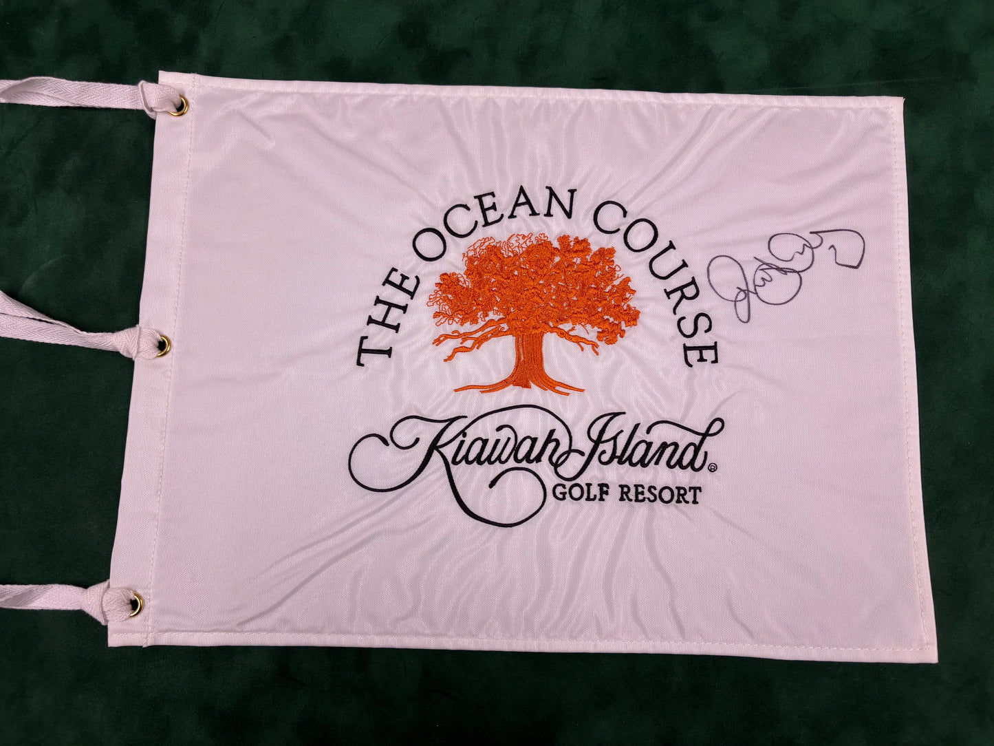 Rory McIlroy 2012 PGA Champion Winner Signed The Ocean Course Kiawah Island Golf Flag +Dealer COA