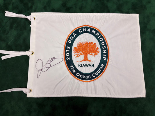 Rory McIlroy Winner Signed 2012 94th PGA Championship at Kiawah Ocean Course Golf Flag + Cert