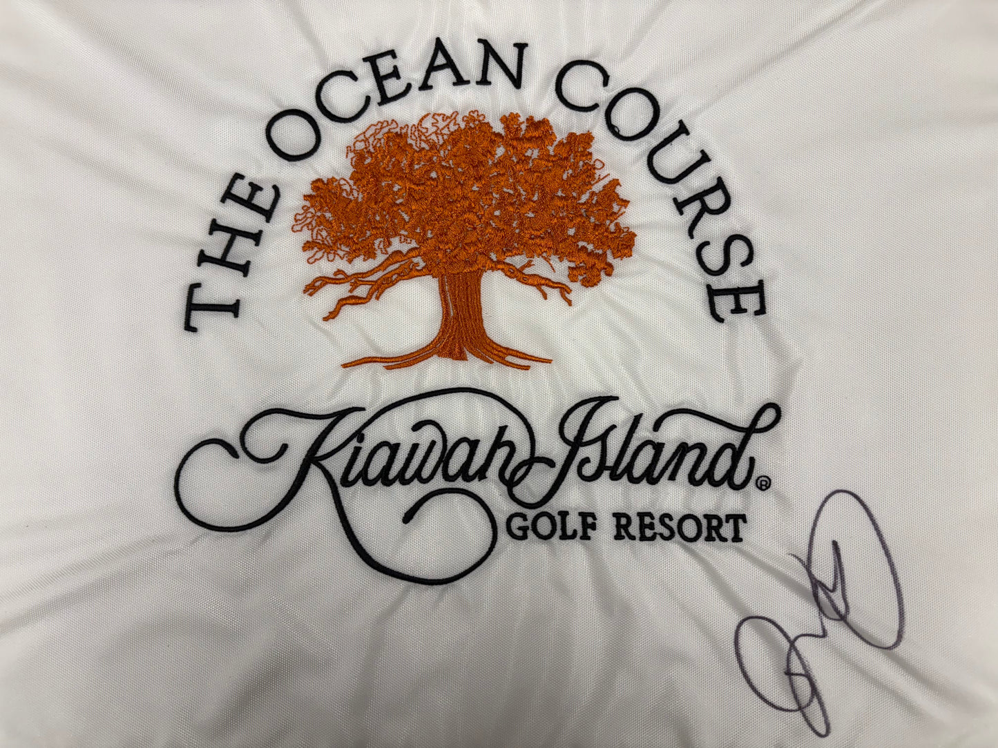 Rory McIlroy 2012 PGA Champion Winner Signed The Ocean Course Kiawah Island Golf Flag +Dealer COA
