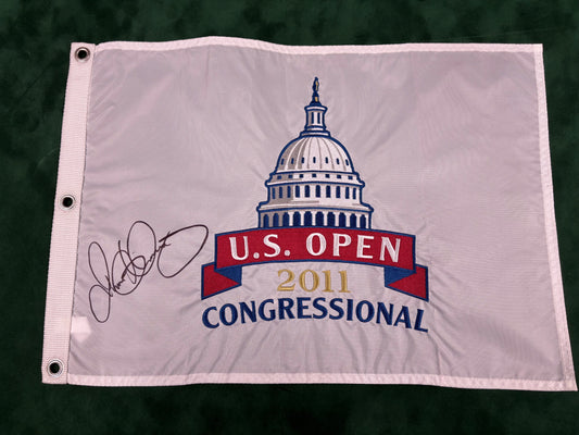 Rory McIlroy Winner Signed 2011 US Open at Congressional Embroided Golf Flag + Cert
