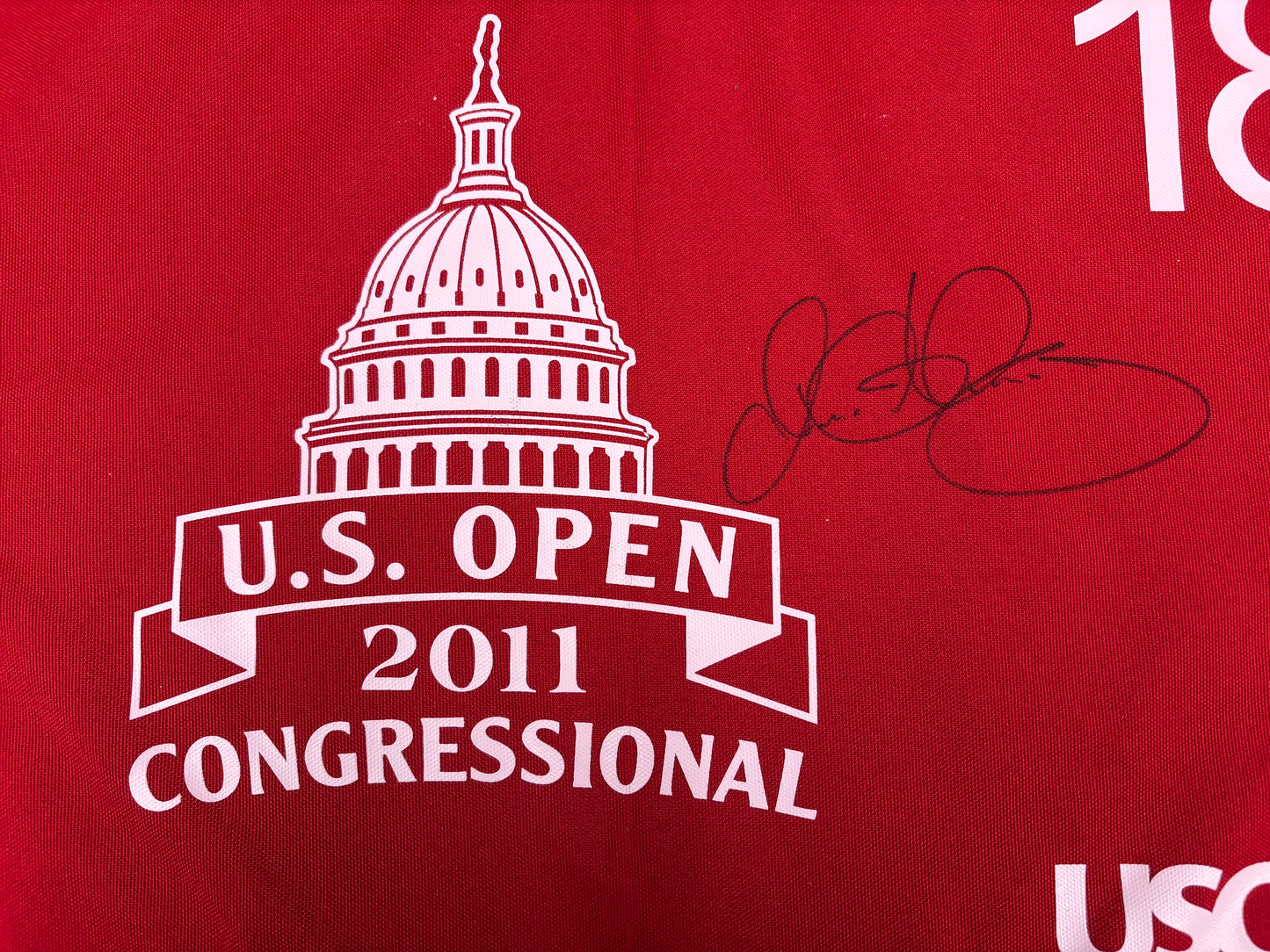 Rory McIlroy Winner Signed 2011 US Open at Congressional Printed Golf Flag + Cert