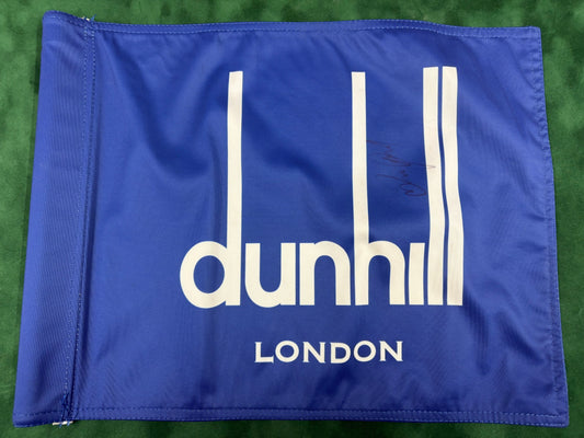 Lucas Bjerregaard 2018 Winner Signed Dunhill Links Course Golf Pin Flag + Dealer COA