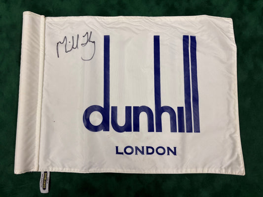 Michael Hoey Signed Dunhill Links Course Used Golf Pin Flag + Dealer COA