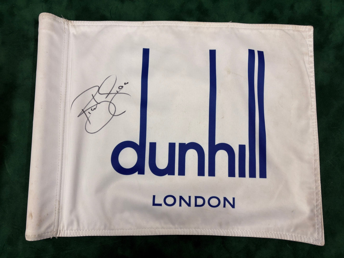 Branden Grace Signed Course Used Dunhill Links Golf Pin Flag + Dealer COA
