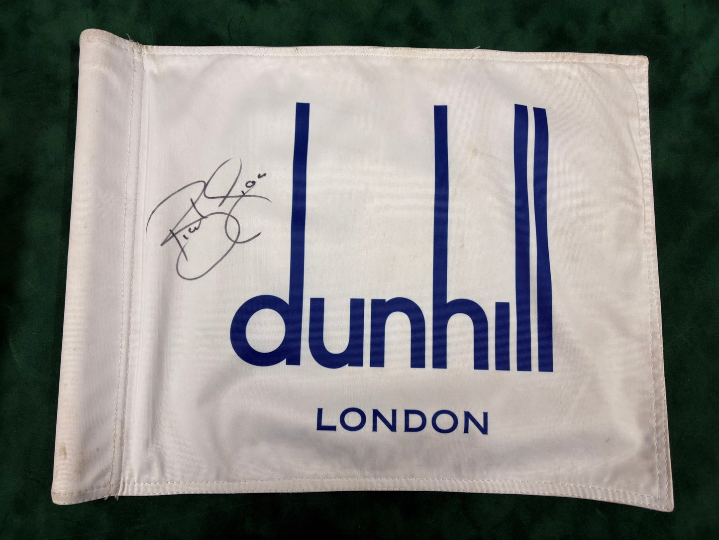 Branden Grace Signed Course Used Dunhill Links Golf Pin Flag + Dealer COA