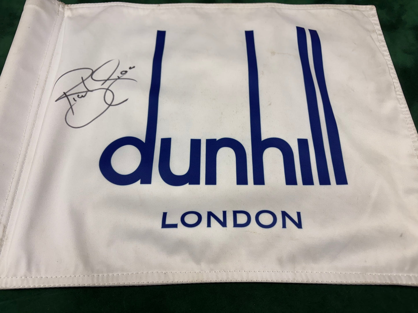 Branden Grace Signed Course Used Dunhill Links Golf Pin Flag + Dealer COA